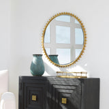 Mirror Taza Round Mirror // Gold