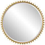Mirror Round Gold Bauble Mirror