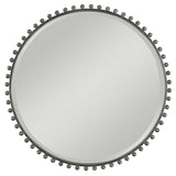 Mirror Round Gunmetal Bauble Mirror