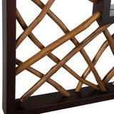Mirror Teak Maze Rectangle Mirror