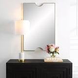 Mirror Ticket Gold Vanity Mirror