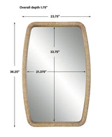 Mirror Tiki Rattan Mirror