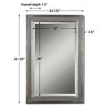 Mirror Triple Beaded, Vanity Mirror