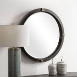 Mirror Tull Industrial Round Mirror