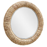 Mirror Twisted Seagrass Round Mirror
