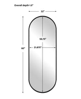 Mirror Varina Tall Black Mirror