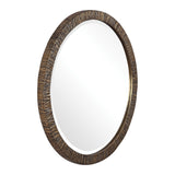 Mirror Wayde Gold Bark Round Mirror