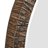 Mirror Wayde Gold Bark Round Mirror