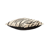 Animal Print Cowhide Pillow // White & Black