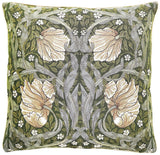 Pillow Covers William Morris Pimpernel and Thyme Green - Panelled Cushion Cover 45cm*45cm Cushion cover only
