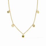 Lifestyle Rainbow Delicate Charm Necklace // Shades of Jade