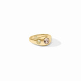 Lifestyle Rainbow Signet Ring // Champagne Radiance