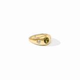 Lifestyle Rainbow Signet Ring // Shades of Jade