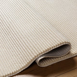 Rug Alder Wave Machine Washable Rug // Cream