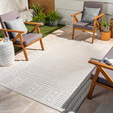 Rug Greenwich Outdoor Rug // White & Cream