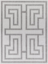 Rug Long Beach Cream & Gray Area Rug