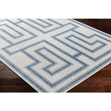 Rug Long Beach Cream & Navy Area Rug