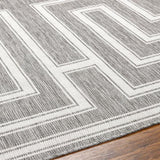 Rug Long Beach Gray & White Area Rug
