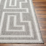 Rug Long Beach Gray & White Area Rug