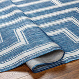 Rug Long Beach Navy & White Area Rug
