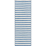 Rug Pasadena Outdoor Rug // Denim & Cream