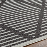 Rug San Diego Black & White Area Rug