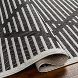 Rug San Diego Black & White Area Rug