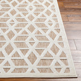 Rug San Diego Geometric Outdoor Rug // Beige & Tan