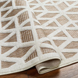 Rug San Diego Geometric Outdoor Rug // Beige & Tan