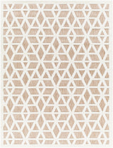 Rug San Diego Geometric Outdoor Rug // Beige & Tan