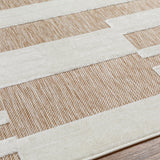 Rug San Diego Lined Outdoor Rug // Beige & Tan