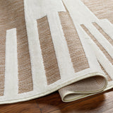 Rug San Diego Lined Outdoor Rug // Beige & Tan