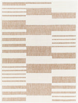 Rug San Diego Lined Outdoor Rug // Beige & Tan