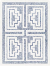 Rug San Diego Blue & White Area Rug