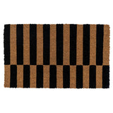 Alternating Stripes Coir Doormat 18x30