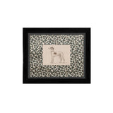 Wall Art Greyhound Framed Print // 9x7