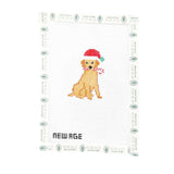 Lifestyle Christmas Golden Retriever Canvas