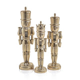 Seasonal & Holiday Decorations Metallic Decorative Nutcracker // Gold