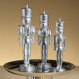 Seasonal & Holiday Decorations Metallic Decorative Nutcracker // Silver