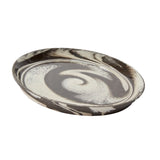 Servingware Marbled Stoneware Plate Tray // Black