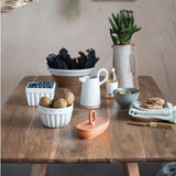 Serving Stoneware Glazed Fruit Container // 2 Styles