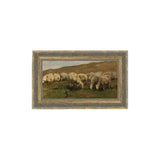 Wall Art Sheep Landscape // 12" x 7"