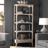 Shelving Bridgely Aged White Etagere