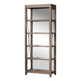Shelving Delancey Weathered Oak Etagere