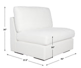 Sofas & Sectionals Refuge Armless Arctic White Sofa
