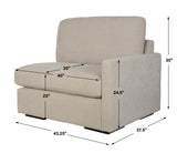 Sofas & Sectionals Refuge Sand Right Arm Facing Sofa