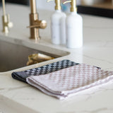 Towels & Cocktail Napkins Check Cotton Tea Towel