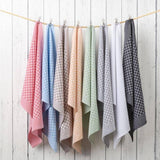 Towels & Cocktail Napkins Check Cotton Tea Towel