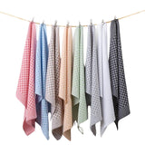 Towels & Cocktail Napkins Check Cotton Tea Towel