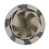 Vases Safari Stripe 7.25" Glass Vase // Cream